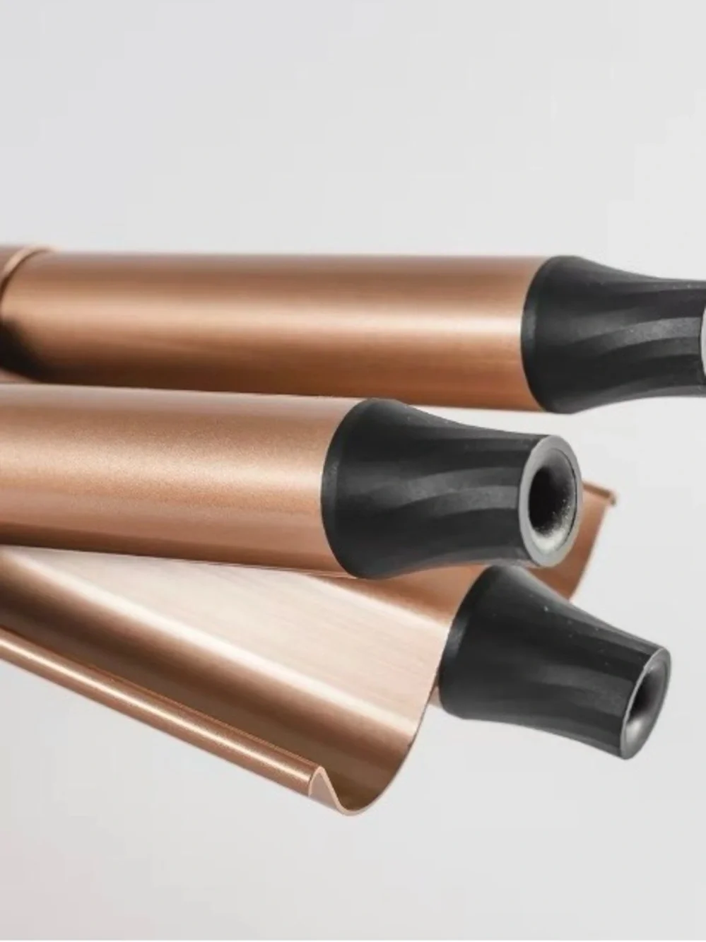 Glitz & Glam Triple Barrel Waver Hair Curler in Rose Gold and Pink